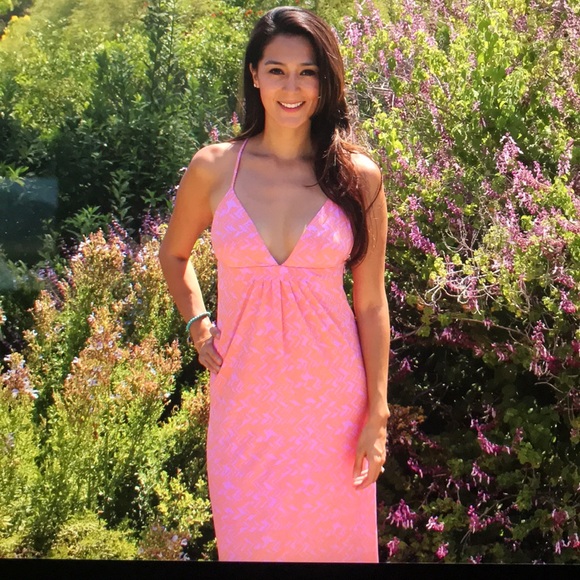 ❌GIFTED Maxi Dress Pink - Picture 2 of 8